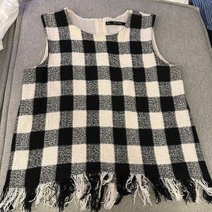 ZARA - fringed tank top
